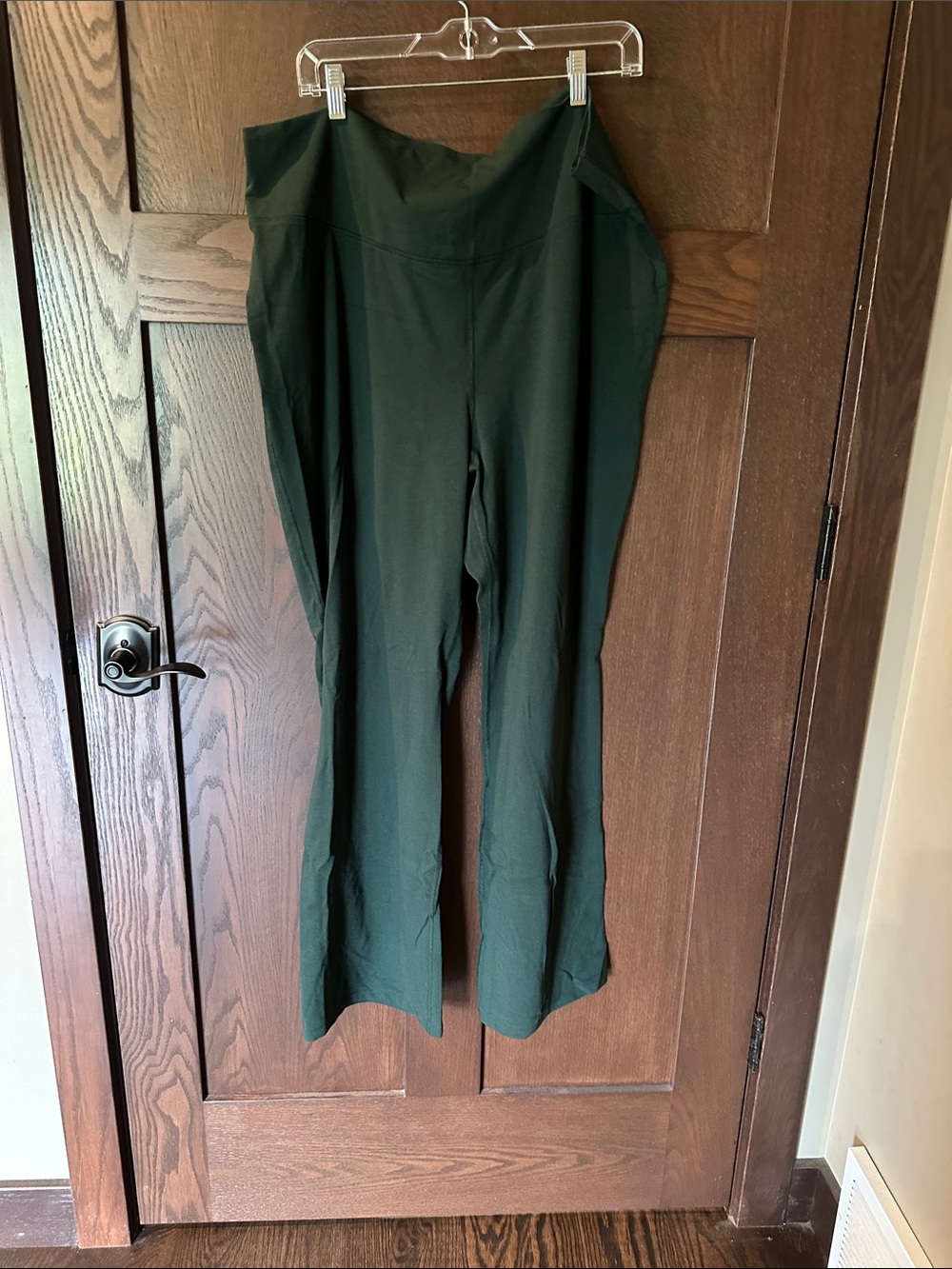 Old Navy Forest Green Wide-Leg High-Rise Pants